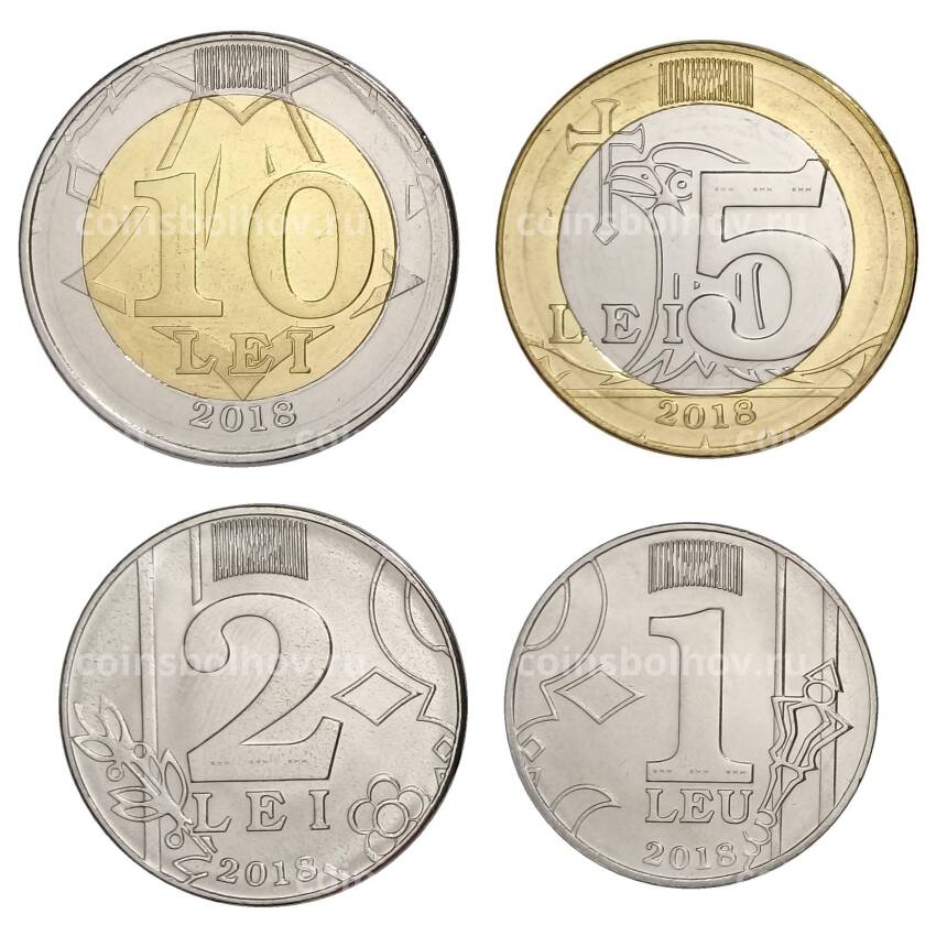 Набор монет 2018 года Молдавия