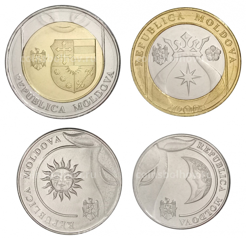 Набор монет 2018 года Молдавия (вид 2)