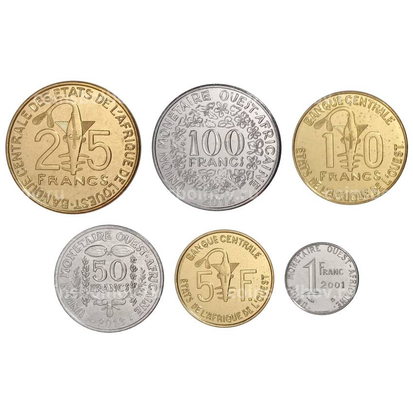 Набор монет Западная Африка