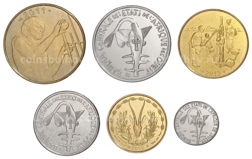 Набор монет Западная Африка (вид 2)