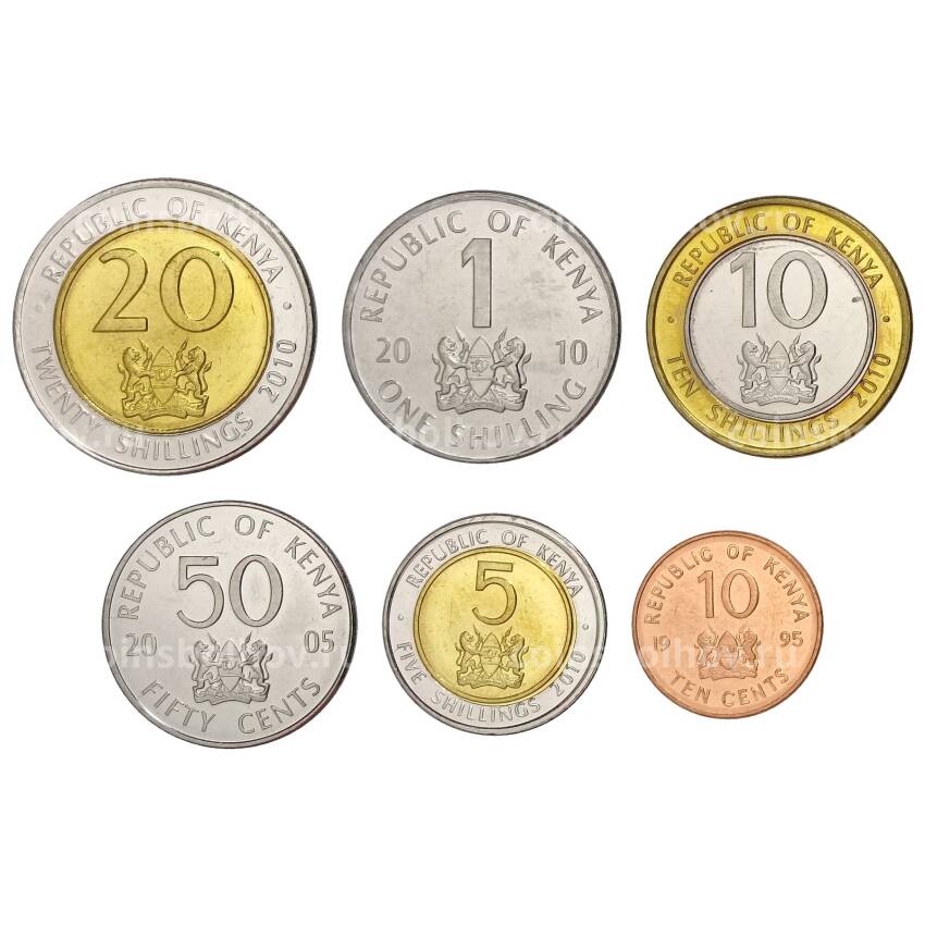 Набор монет Кения