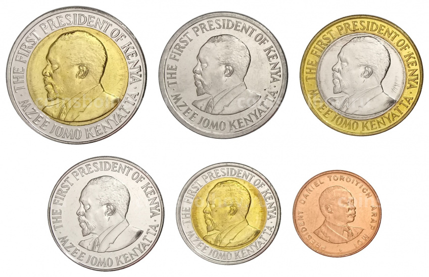 Набор монет Кения (вид 2)