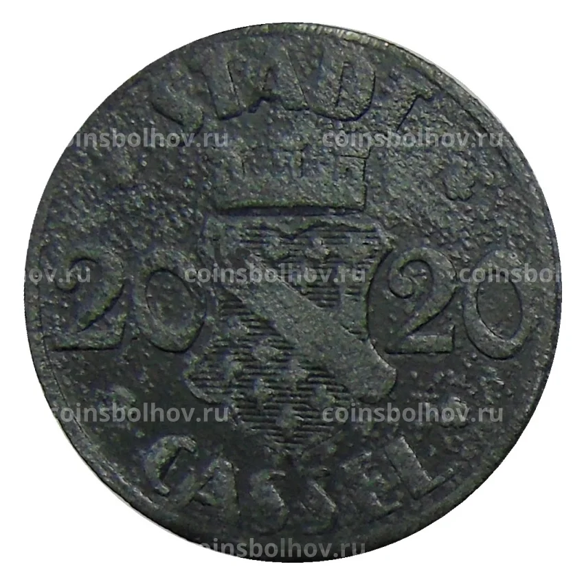 Монета 20 пфеннигов 1920 года Германия — Нотгельд — Кассель