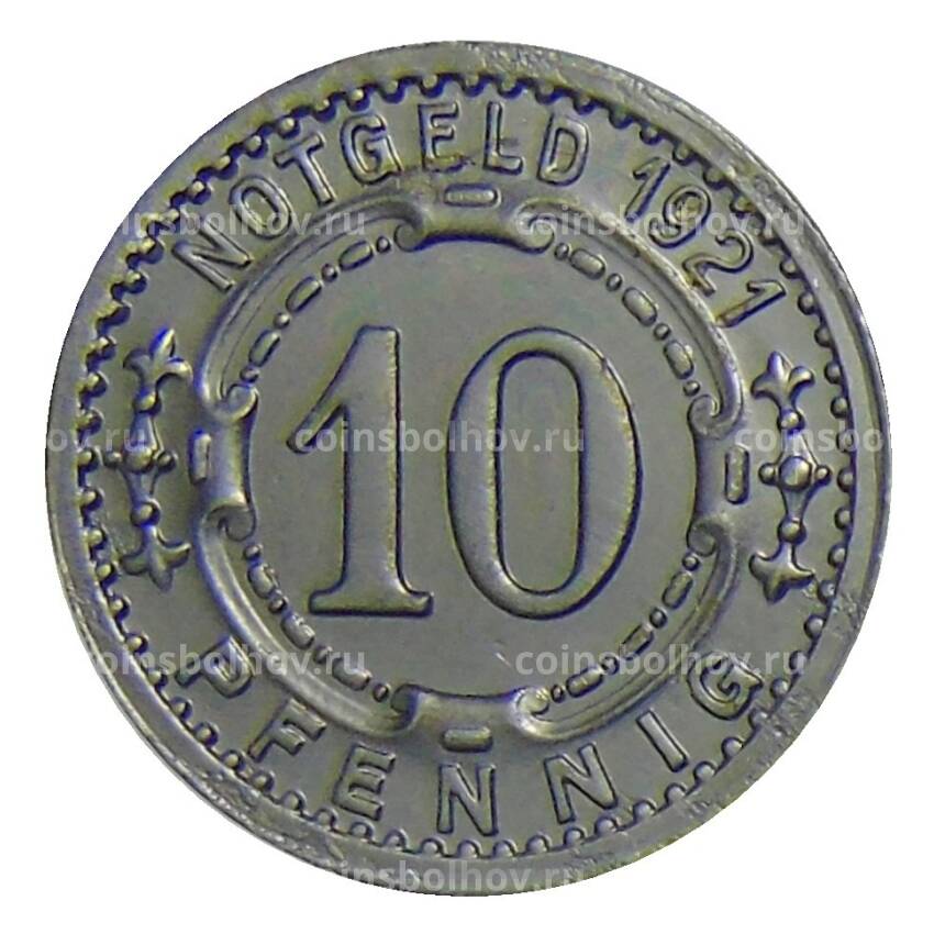 Монета 10 пфеннигов 1921 года Германия — Нотгельд — Крейс (вид 2)