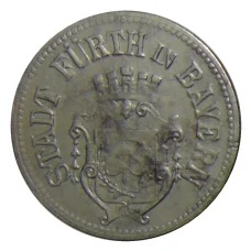 Монета 50 пфеннигов 1917 года Германия — Нотгельд — Фюрт (аверс)