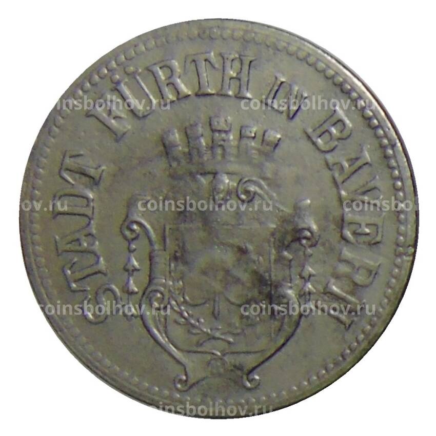 Монета 50 пфеннигов 1917 года Германия — Нотгельд — Фюрт
