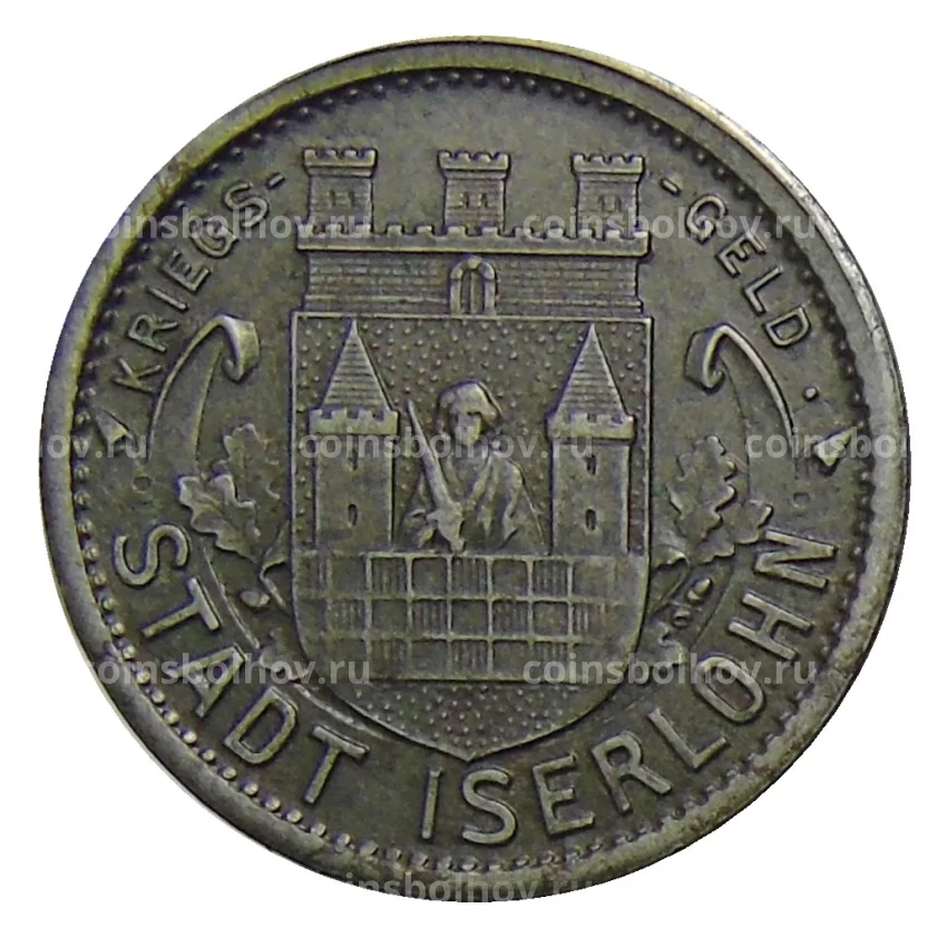 Монета 50 пфеннигов 1917 года Германия — Нотгельд — Изерлон