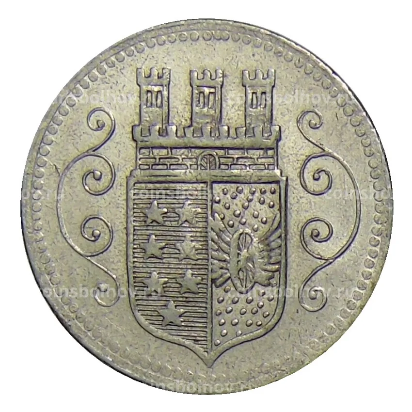 Монета 10 пфеннигов 1920 года Германия — Нотгельд — Охлигс