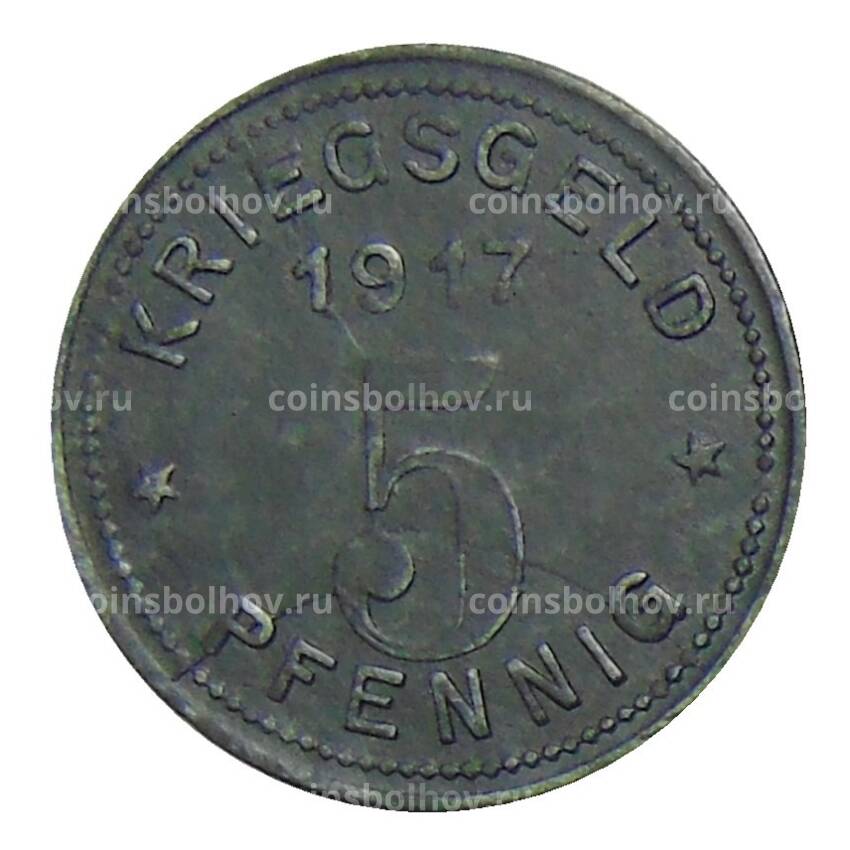 Монета 5 пфеннигов 1917 года Германия — Нотгельд — Виттен
