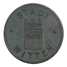 Монета 5 пфеннигов 1917 года Германия — Нотгельд — Виттен (реверс)