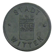 Монета 5 пфеннигов 1917 года Германия — Нотгельд — Виттен (реверс)