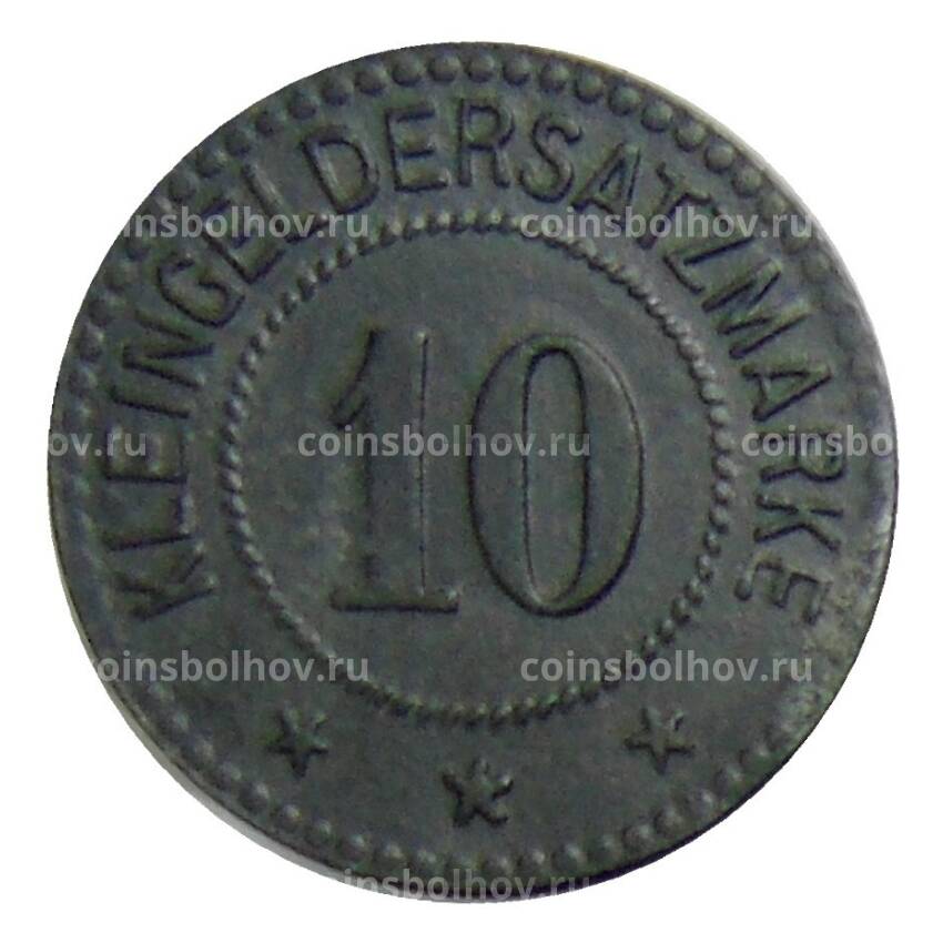 Монета 10 пфеннигов 1919 года Германия — Нотгельд — Ландау — Пфальц