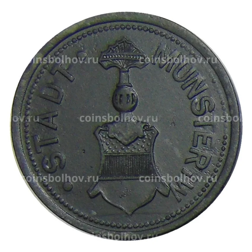 Монета 25 пфеннигов 1917 года Германия — Нотгельд — Мюнстер