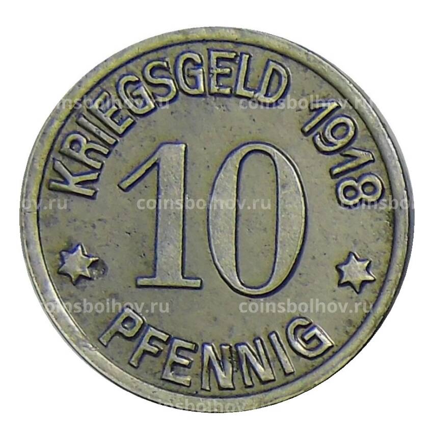 Монета 10 пфеннигов 1918 года Германия — Нотгельд — Кобленц (вид 2)