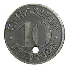 Монета 10 пфеннигов Германия — Нотгельд — Хейдельберг (реверс)