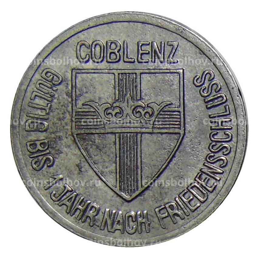 Монета 25 пфеннигов 1918 года Германия — Нотгельд — Кобленц