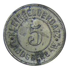 Монета 5 пфеннигов Германия — Нотгельд Ландсберг (реверс)