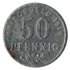 Монета 50 пфеннигов 1918 года Германия — Нотгельд (Гельзенкирхен) (аверс)