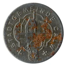 Монета 10 пфеннигов 1918 года Германия — Нотгельд (Кальв) (аверс)