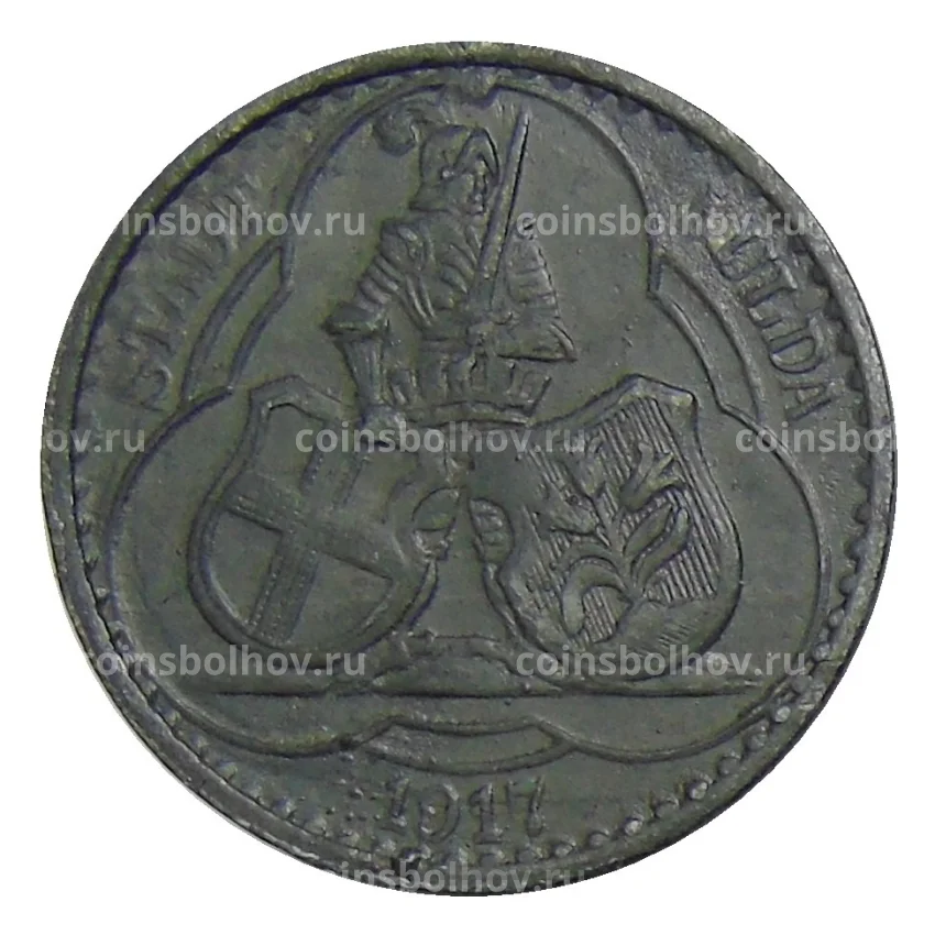 Монета 50 пфеннигов 1917 года Германия — Нотгельд Фульда