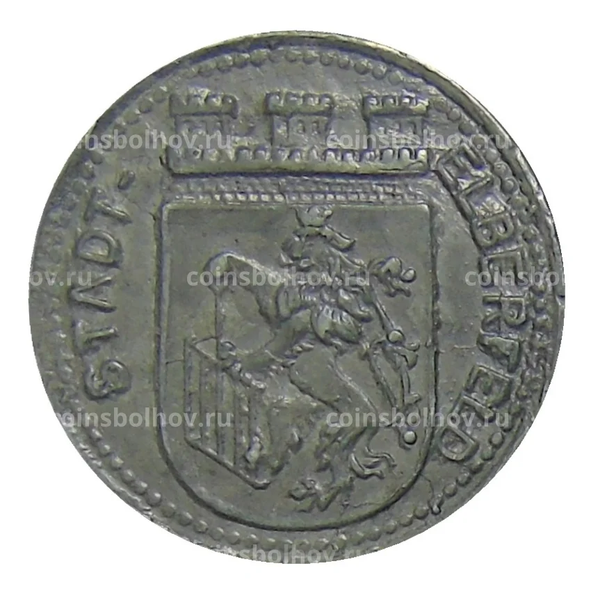 Монета 50 пфеннигов 1917 года Германия — Нотгельд Эльберфельд