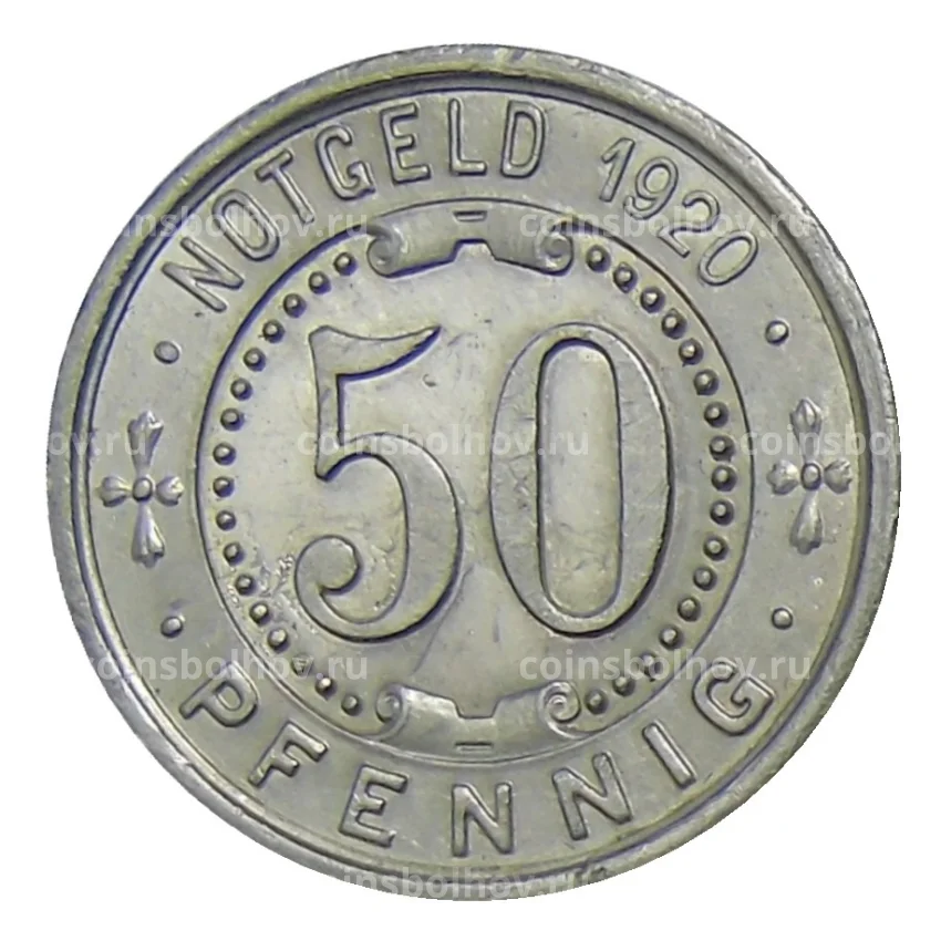 Монета 50 пфеннигов 1920 года Германия — Нотгельд Менден (вид 2)