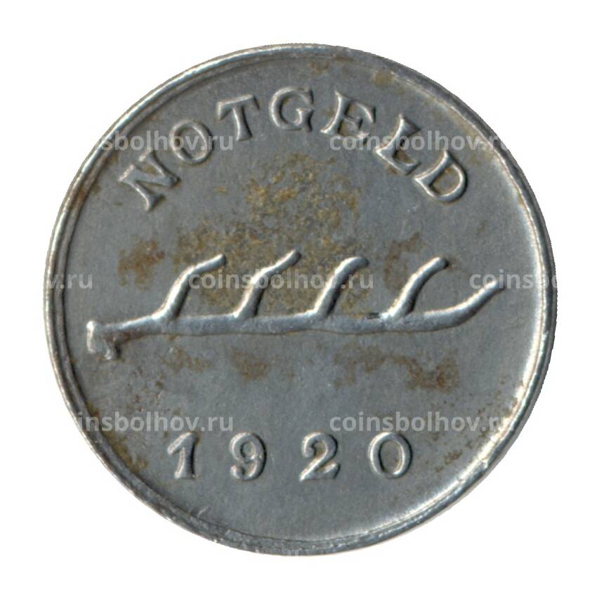 Монета 2 пфеннига 1920 года Германия — Нотгельд (Мергентхайм) (вид 2)