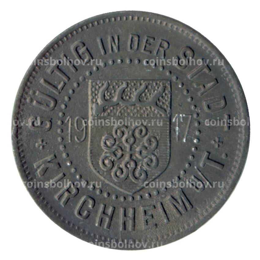 Монета 10 пфеннигов 1917 года Германия — Нотгельд (Кирххайм-унтер-Текк)