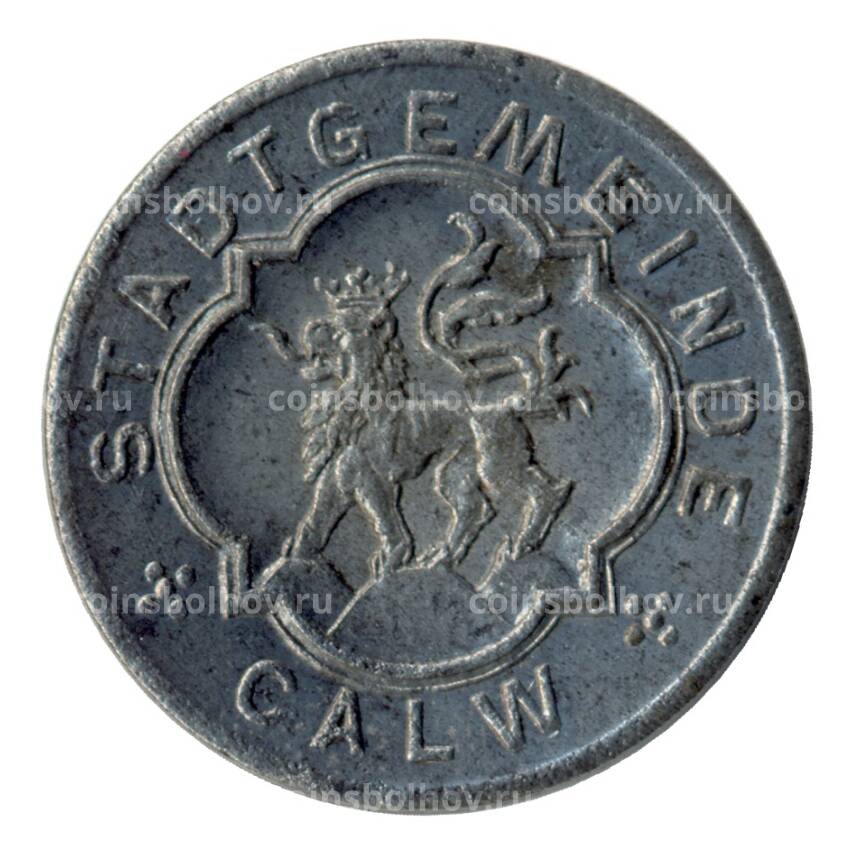 Монета 5 пфеннигов 1918 года Германия — Нотгельд (Кальв)