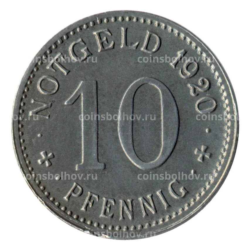 Монета 10 пфеннигов 1920 года Германия — Нотгельд (Липпштадт) (вид 2)