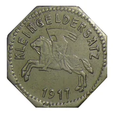 Монета 10 пфеннигов 1917 года Германия — Нотгельд Марбург (аверс)