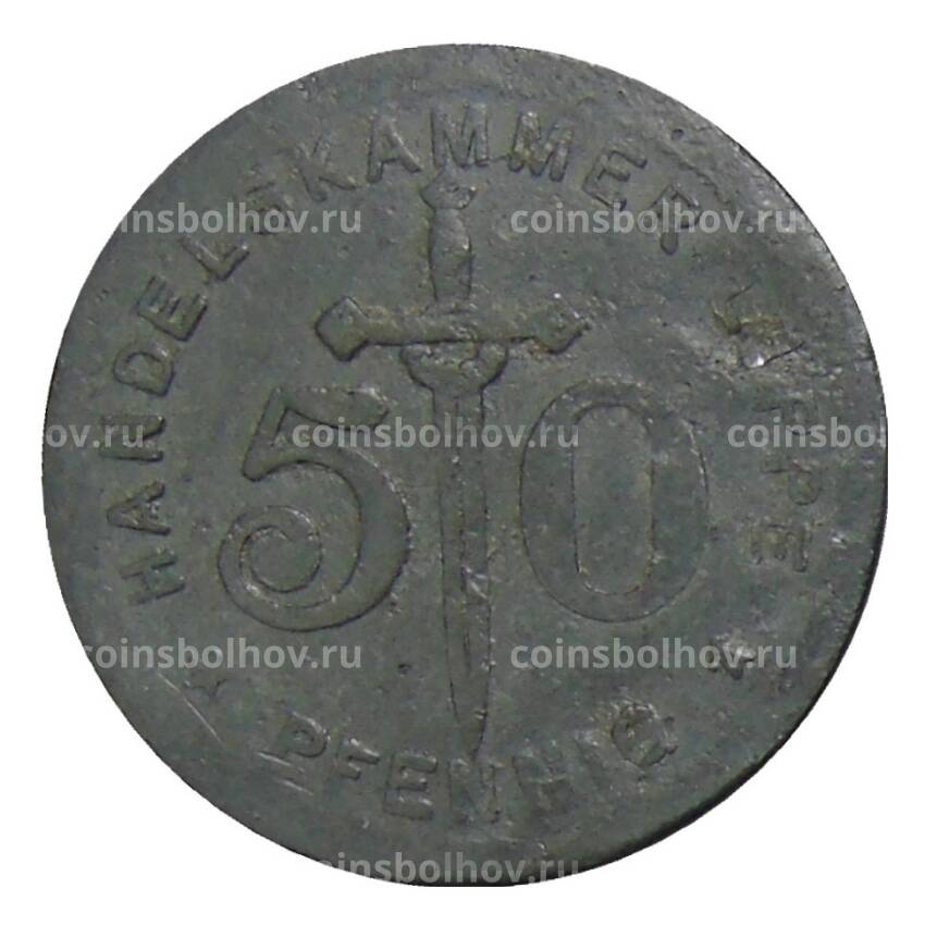Монета 50 пфеннигов 1917 года Германия — Нотгельд Торговая палата Липпе