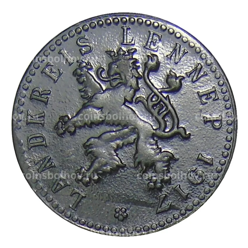 Монета 50 пфеннигов 1917 года Германия — Нотгельд Леннеп