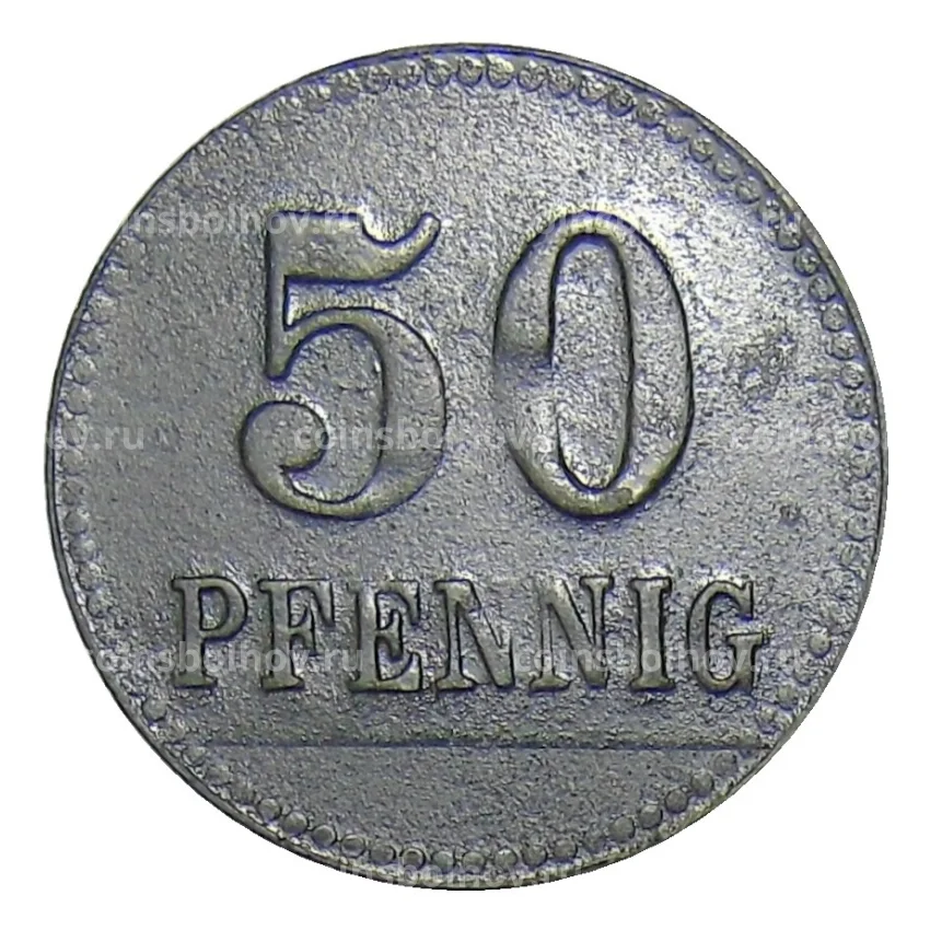 Монета 50 пфеннигов 1917 года Германия — Нотгельд Леннеп (вид 2)