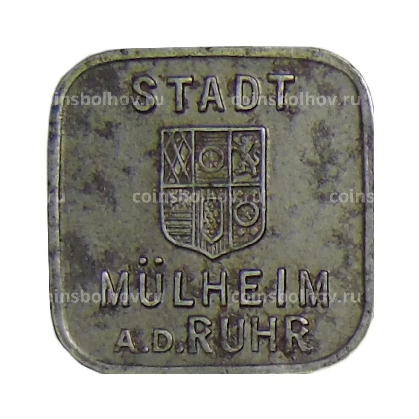 Монета 50 пфеннигов 1918 года Германия — Нотгельд Мюльхайм