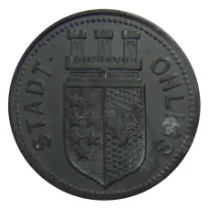 Монета 50 пфеннигов 1917 года Германия — Нотгельд — Охлигс (аверс)