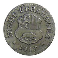 Монета 10 пфеннигов 1917 года Германия — Нотгельд  Берлебург (аверс)