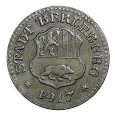 Монета 10 пфеннигов 1917 года Германия — Нотгельд  Берлебург (аверс)