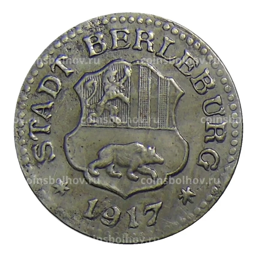 Монета 10 пфеннигов 1917 года Германия — Нотгельд  Берлебург