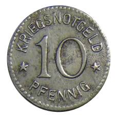 Монета 10 пфеннигов 1917 года Германия — Нотгельд  Берлебург (реверс)
