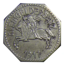 Монета 10 пфеннигов 1917 года Германия — Нотгельд Марбург (реверс)