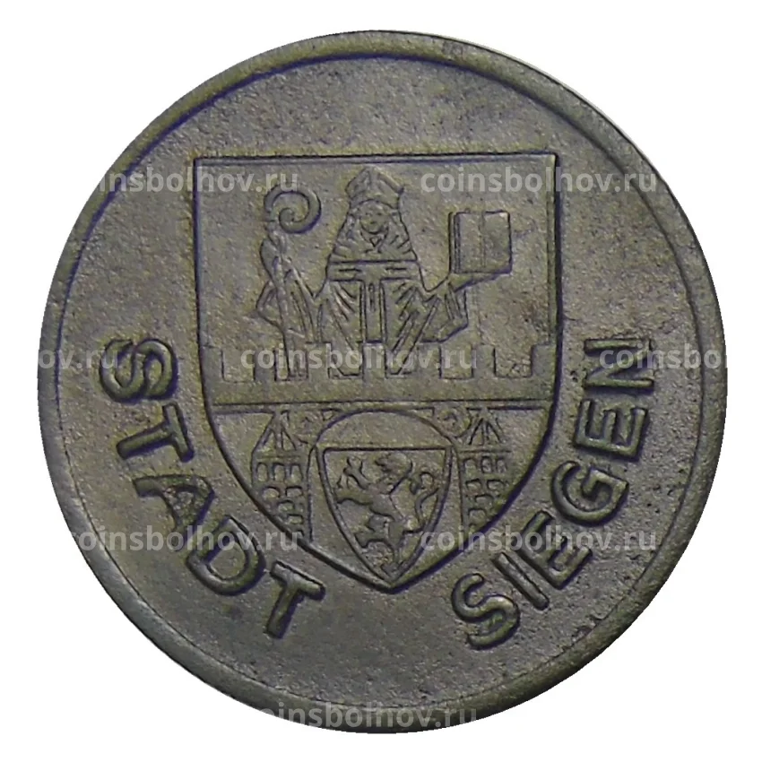 Монета 50 пфеннигов 1917 года Германия — Нотгельд Зиген