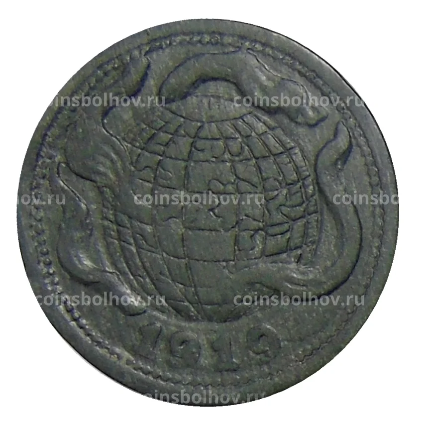 Монета 50 пфеннигов 1919 года Германия — Нотгельд Гуммерсбах