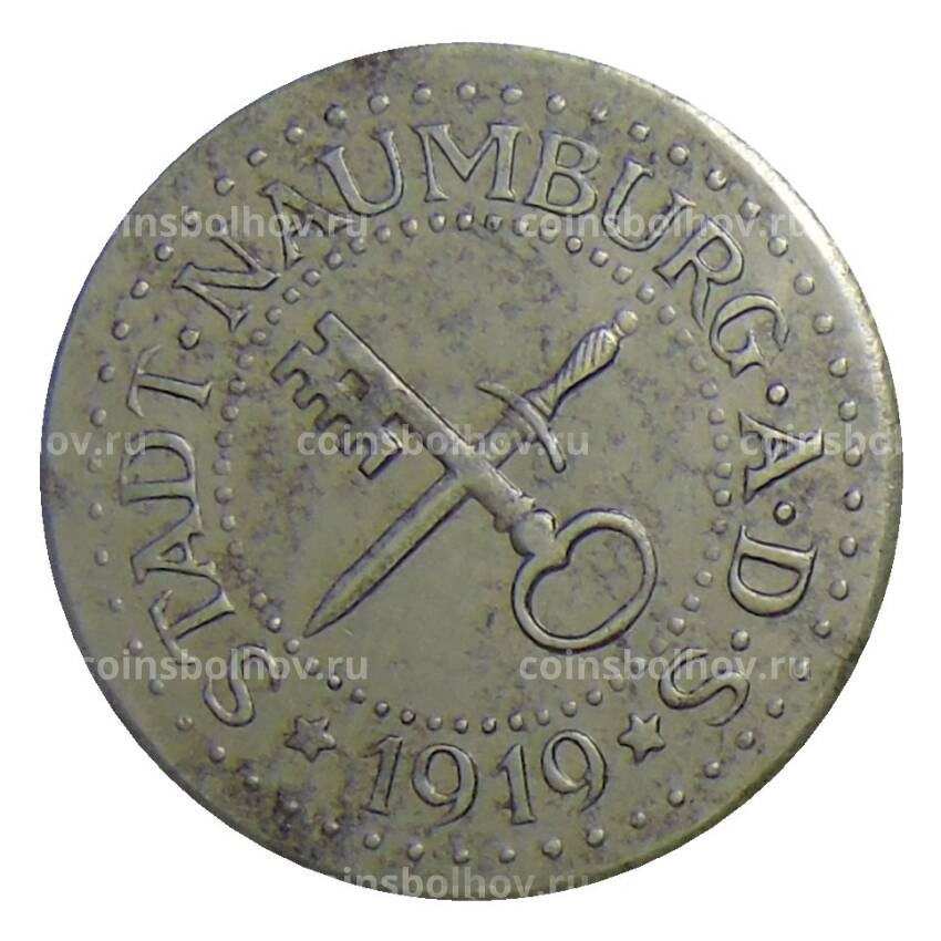Монета 10 пфеннигов 1919 года Германия — Нотгельд Нойбург