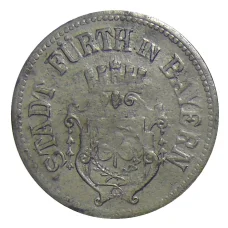 Монета 50 пфеннигов 1917 года Германия — Нотгельд Фюрт (аверс)