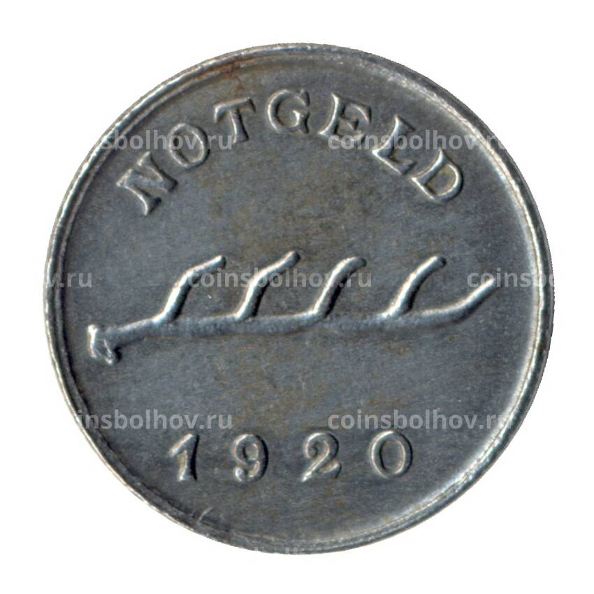 Монета 2 пфеннига 1920 года Германия — Нотгельд (Мергентхайм) (вид 2)