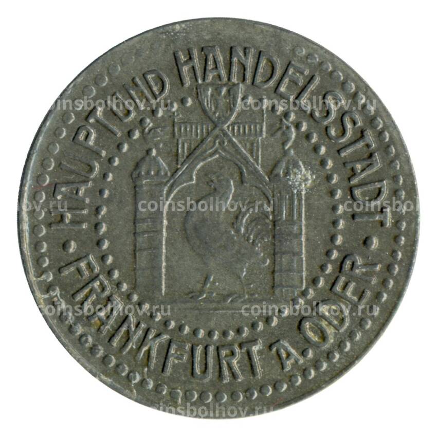 Монета 10 пфеннигов 1917 года Германия — Нотгельд (Франкфурт на Одере)