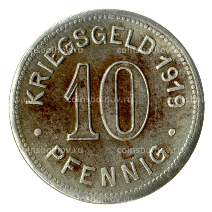 Монета 10 пфеннигов 1919 года Германия — Нотгельд (Боттроп) (вид 2)