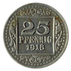 Монета 25 пфеннигов 1918 года Германия — Нотгельд (Мюнстер) (реверс)