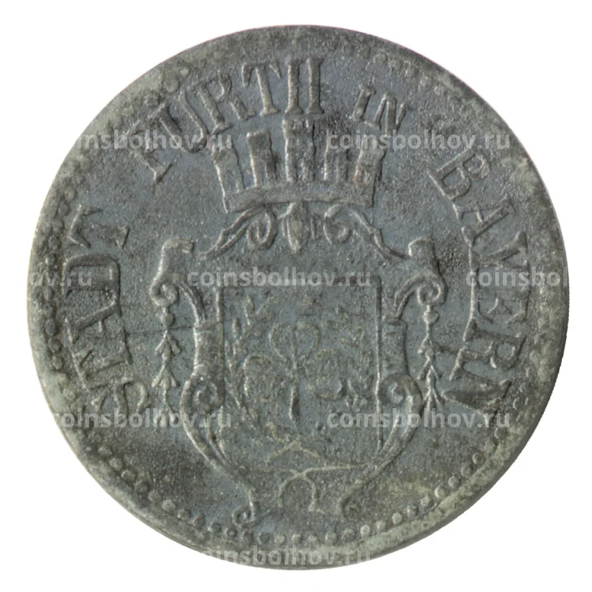 Монета 10 пфеннигов 1917 года Германия — Нотгельд (Фюрт)